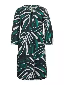Платье Street One, цвет Emerald/Dark Green