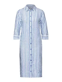 Платье STREET ONE Dress, цвет Blue/White