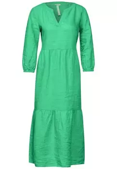 Платье STREET ONE Dress, цвет Grass green