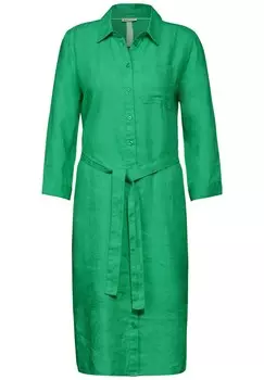 Платье STREET ONE Dress, цвет Grass green
