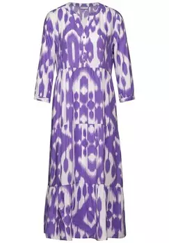 Платье STREET ONE Dress, темно-фиолетовый