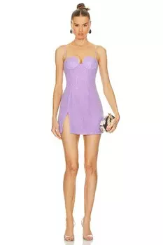 Платье суки Sau Lee, фиолетовый