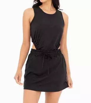 Платье Sunkissed с вырезом черного цвета mono b