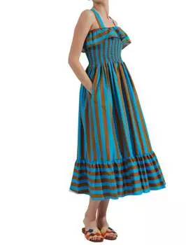 Платье Sunkissed в цвете Riviera Turchese LA DOUBLE J