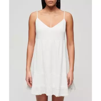 Платье Superdry Beach Sleeveless Short, белый