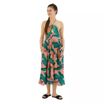 Платье Superdry Cut Out Midi, розовый