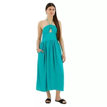 Платье Superdry Cut Out Midi, зеленый