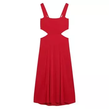Платье Superdry Cutout Midi, красный