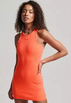 Платье Superdry, коралловый