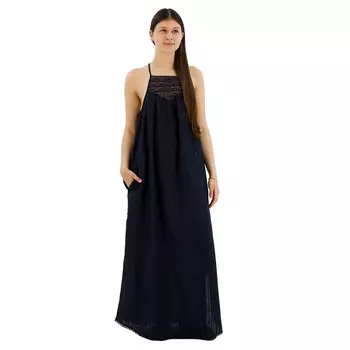 Платье Superdry Lace Halter Beach Long, черный