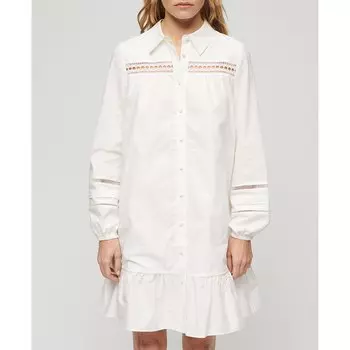Платье Superdry Lace Mix Short Sleeve, белый