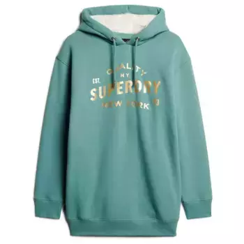 Платье Superdry Luxe Metallic Logo, синий