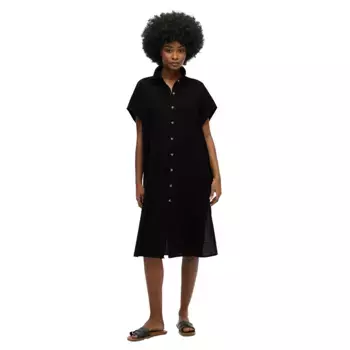 Платье Superdry Oversized short sleeve midi, черный