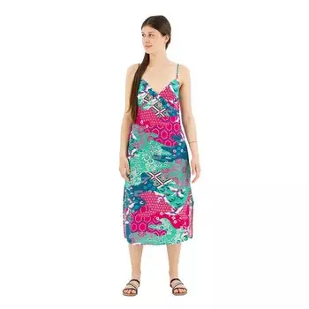 Платье Superdry Printed Slip Sleveless Long, Разноцветный