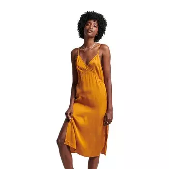 Платье Superdry Satin Cami Mini Sleeveless Inner, оранжевый
