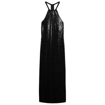 Платье Superdry Sequin T Back, черный