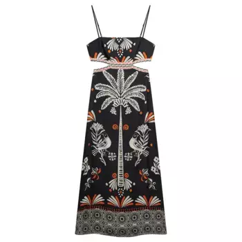 Платье Superdry Statement Cut-Out long, черный