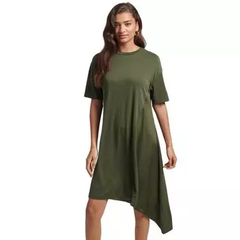 Платье Superdry Studios Fabric Mix, зеленый