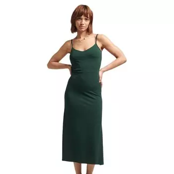 Платье Superdry Studios Jersey Open Back, зеленый