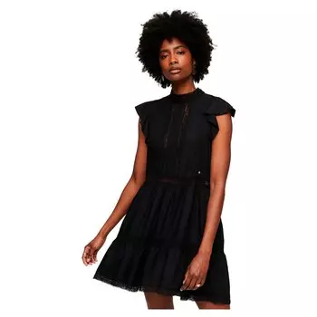 Платье Superdry Studios Lace, черный