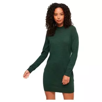 Платье Superdry Studios Merino Mini, зеленый
