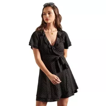 Платье Superdry Summer Wrap, черный