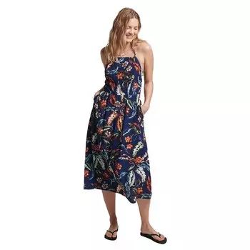 Платье Superdry Vintage Cami Maxi, синий