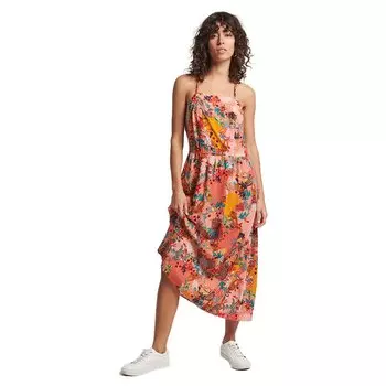 Платье Superdry Vintage Cami Maxi, зеленый