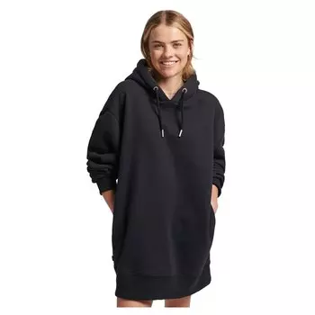 Платье Superdry Vintage Logo Emb Sweat, черный