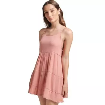 Платье Superdry Vintage Mini Beach Cami, розовый