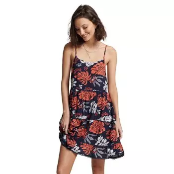 Платье Superdry Vintage Mini Beach Cami, синий