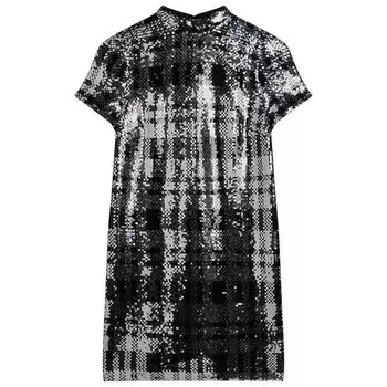 Платье Superdry Vintage Sequin T-Shirt, серебряный