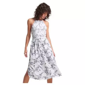 Платье Superdry Vintage Smocked Halter, белый