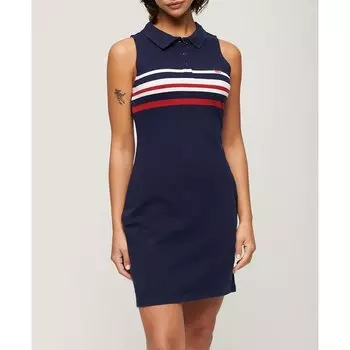 Платье Superdry W8011638A Short Sleeve Short, синий