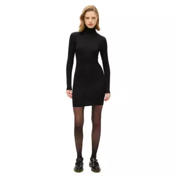 Платье Superdry W8011765A long sleeve short, черный