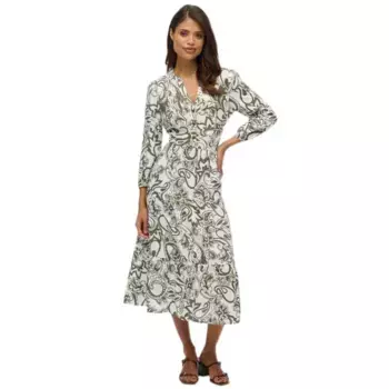 Платье Superdry W8012029A 3/4 Sleeve Midi, белый
