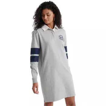 Платье Superdry Webb Rugby Short, серый