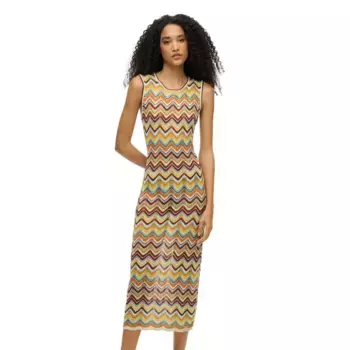 Платье Superdry Zig Zag, разноцветный