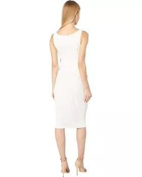 Платье Susana Monaco Lace-Up Side Tank Dress, цвет Blanched Almond