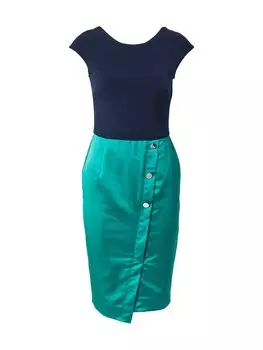 Платье SWING, нефрит