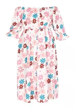 Платье swirly, белый