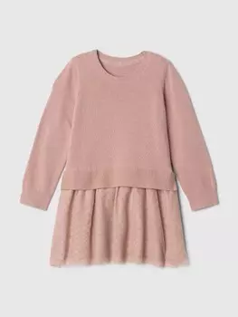 Платье-Свитер 2в1 Gap, розовый