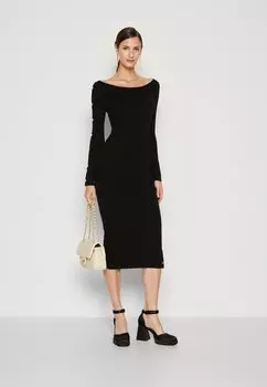 Платье-свитер Anna Field, черное