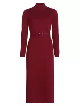 Платье-свитер Christa из мериносовой шерсти Elie Tahari, красный