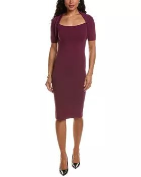 Платье-свитер Elie Tahari Shrug, фиолетовый