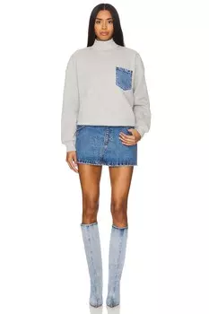 Платье-Свитер из махровой джинсовой ткани marley Ser.O.Ya, цвет river