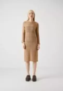 Платье-свитер JDYSUN LAY ПЛАТЬЕ С ВЫРЕЗОМ 3/4 Jdy, коричневый