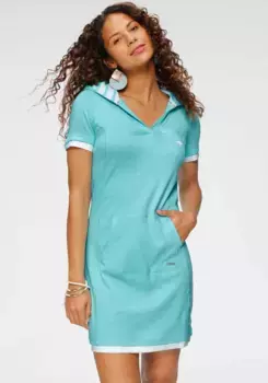 Платье-свитер KangaROOS в образе 2-в-1, бирюзовый