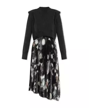 Платье Свитер Leia Allsaints, черный