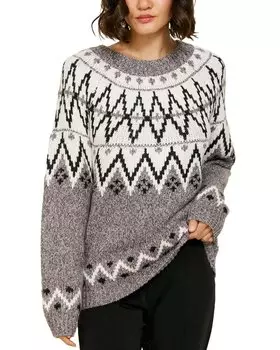 Платье-свитер Line & Dot Apres Mini, цвет grey multi